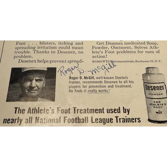 Signed!! NFL Illustrated - Bears vs Steelers 1963 - Ditka, Butkus, Wade, Hoak… - Picture 10 of 10